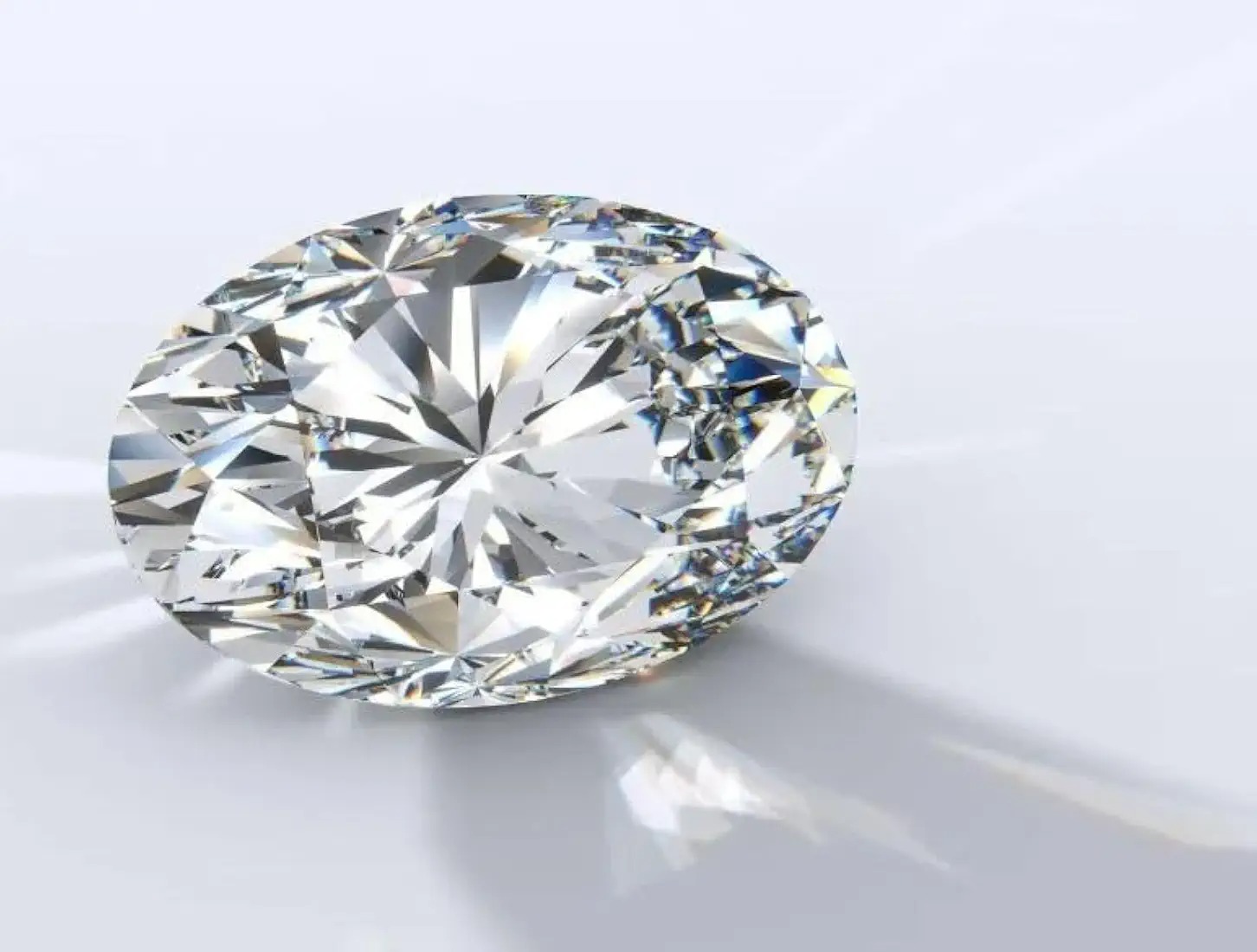 Natural White Zircon 6.25 Carat Oval Cut Loose Gemstone