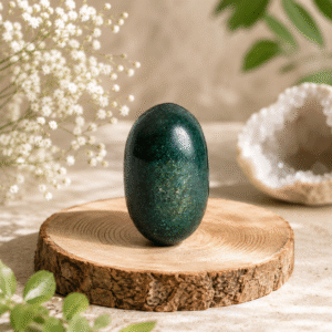 Natural Green Kyanite Shiva Lingam | Healing Crystal Stone for Meditation & Energy Balance