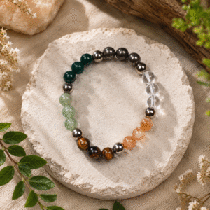 Natural Multi-Stone Healing Crystal Bracelet | 7 Chakra Energy Bracelet