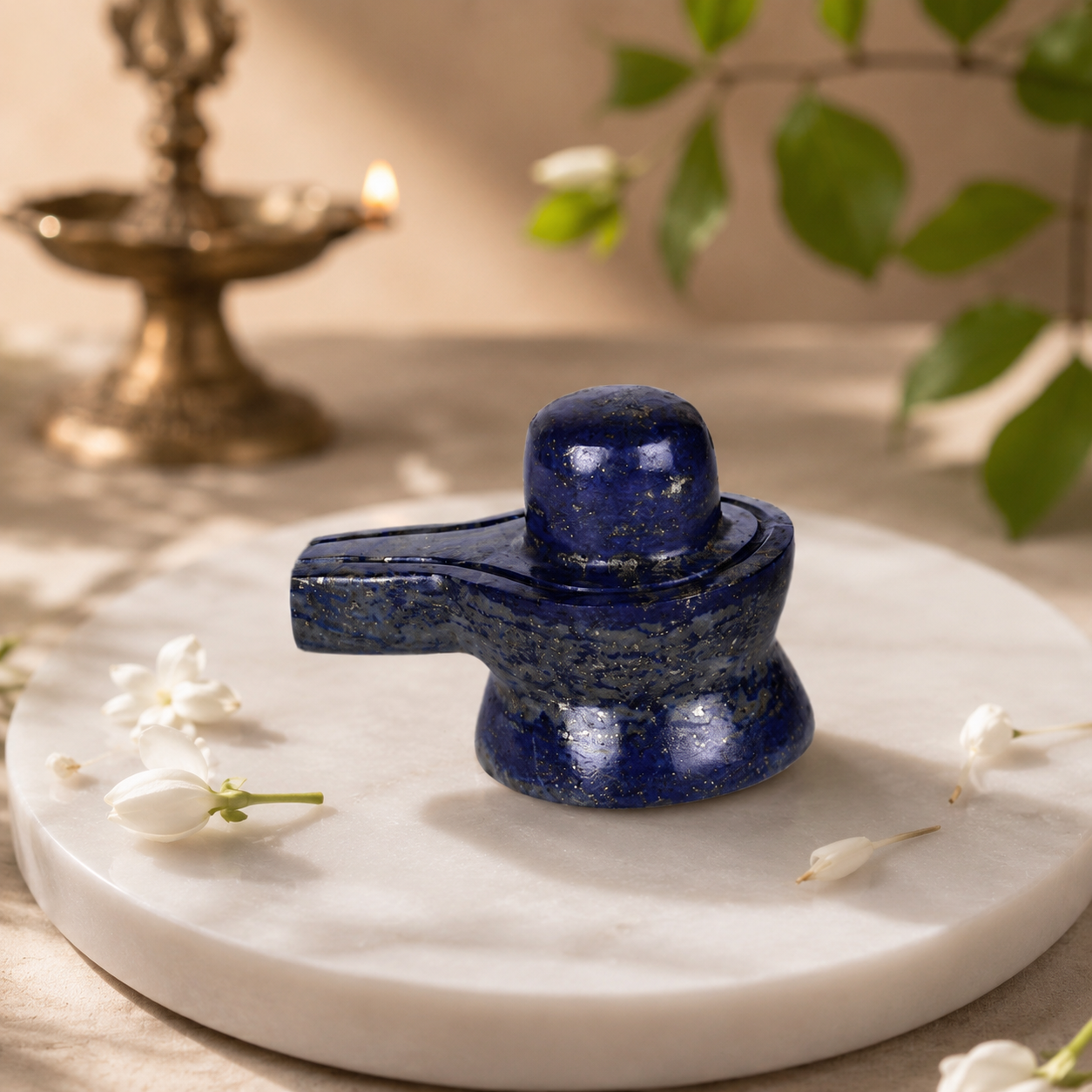 Natural Blue Kyanite Shiva Lingam | Original Blue Kyanite Crystal Lingam for Healing & Meditation - Image 2