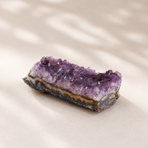 Natural Amethyst Crystal Cluster / Amethyst Geode Healing Stone for Energy Cleansing & Meditation