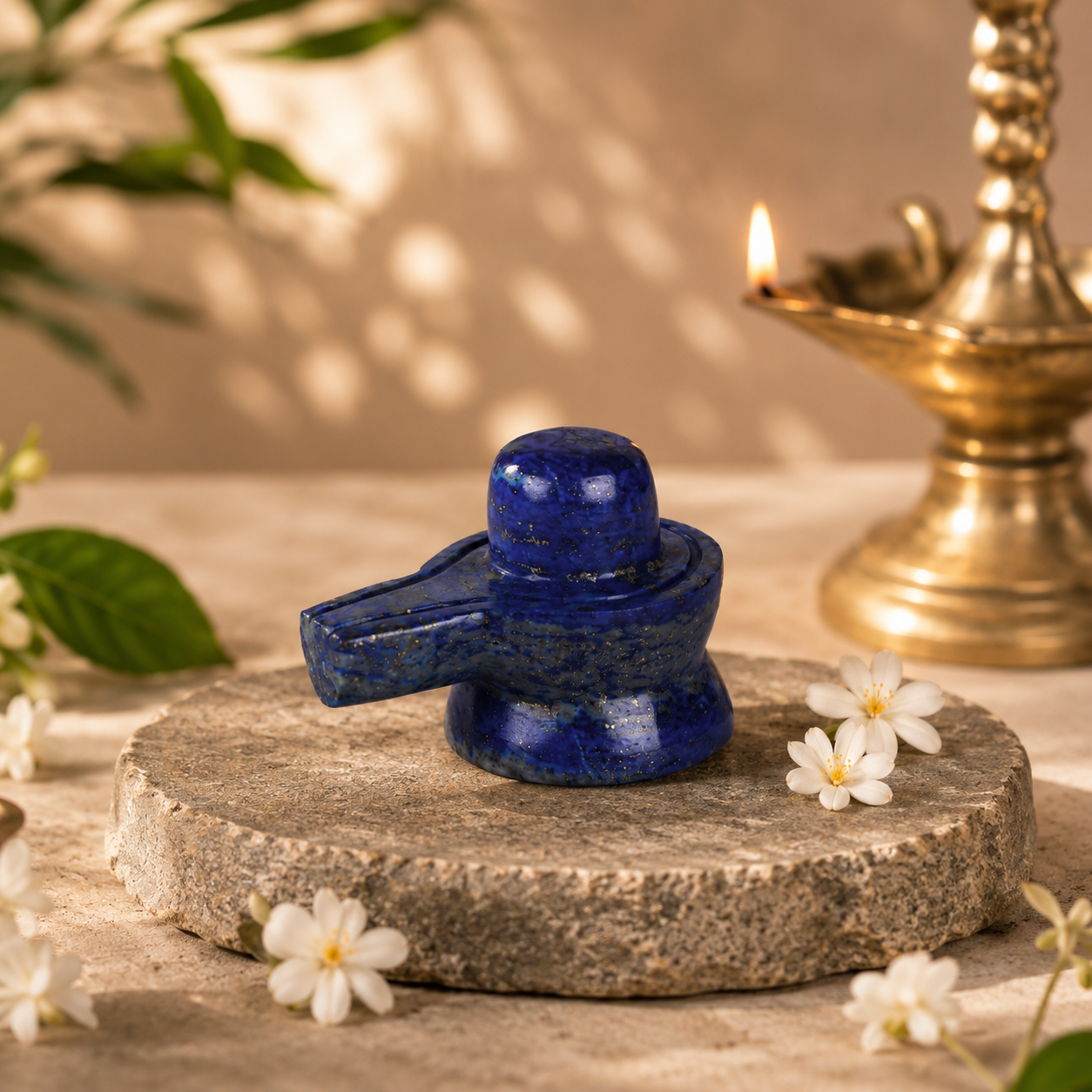 Natural Blue Kyanite Shiva Lingam | Original Blue Kyanite Crystal Lingam for Healing & Meditation
