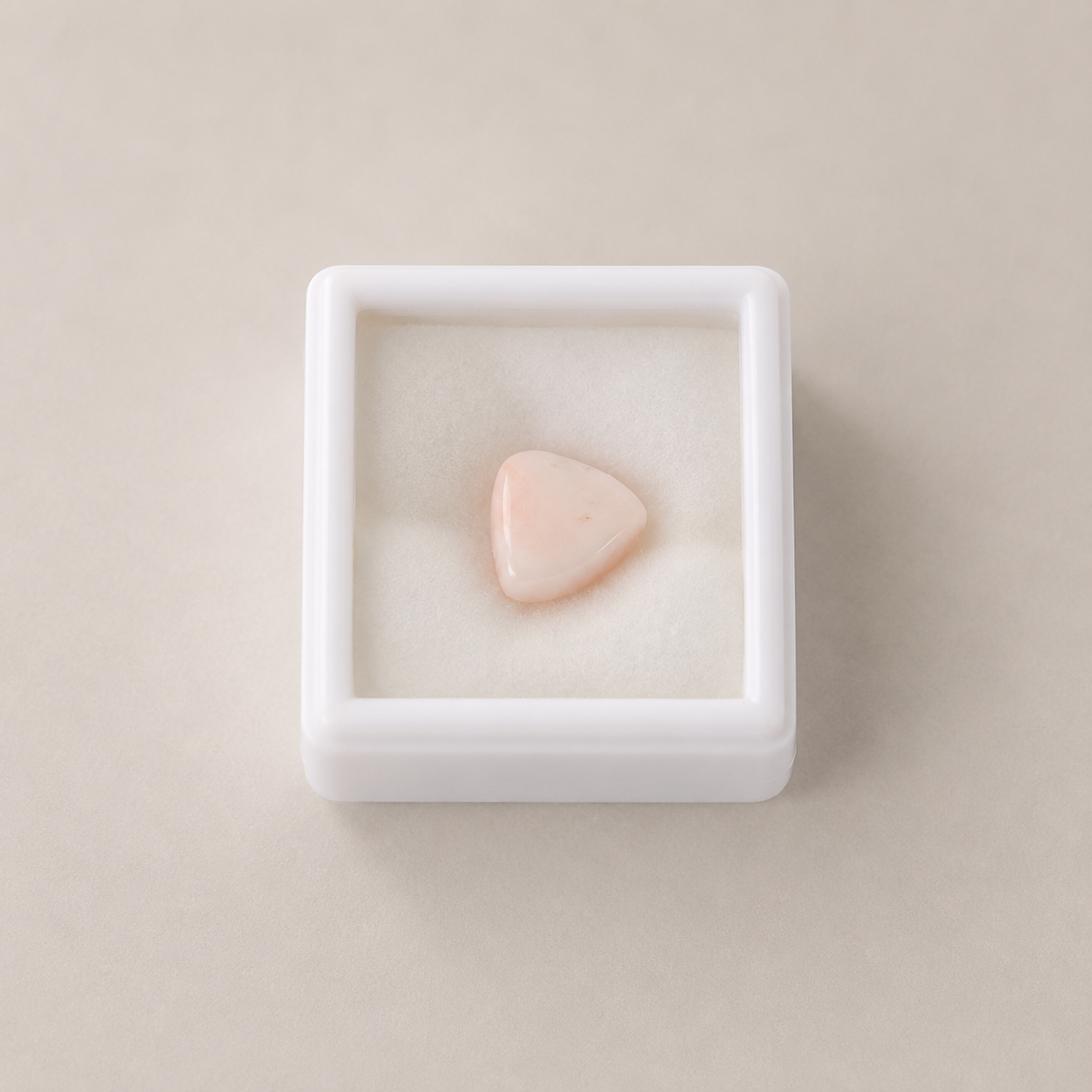 Natural Pink Opal Pear Cabochon Certified Gemstone - Image 4