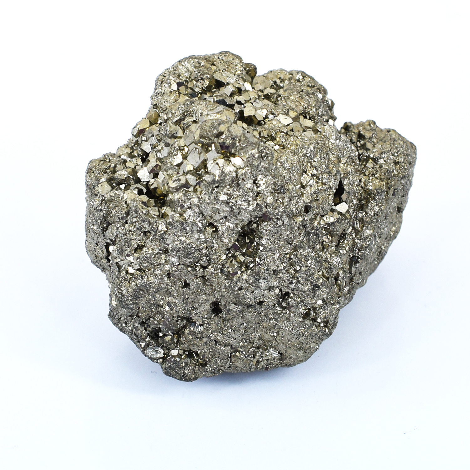 Natural Raw Pyrite Geode Cluster (Fool's Gold) Healing Stone - Image 4