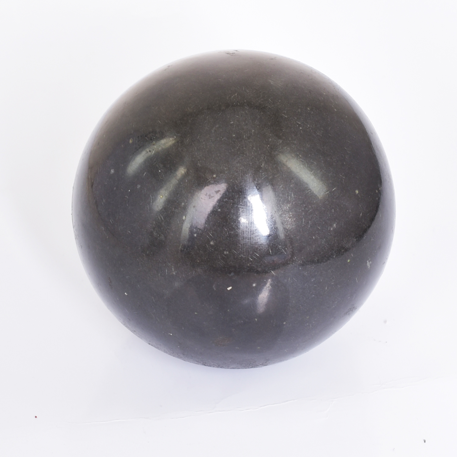Natural Black Obsidian Healing Crystal Sphere (Polished Ball) - Image 4