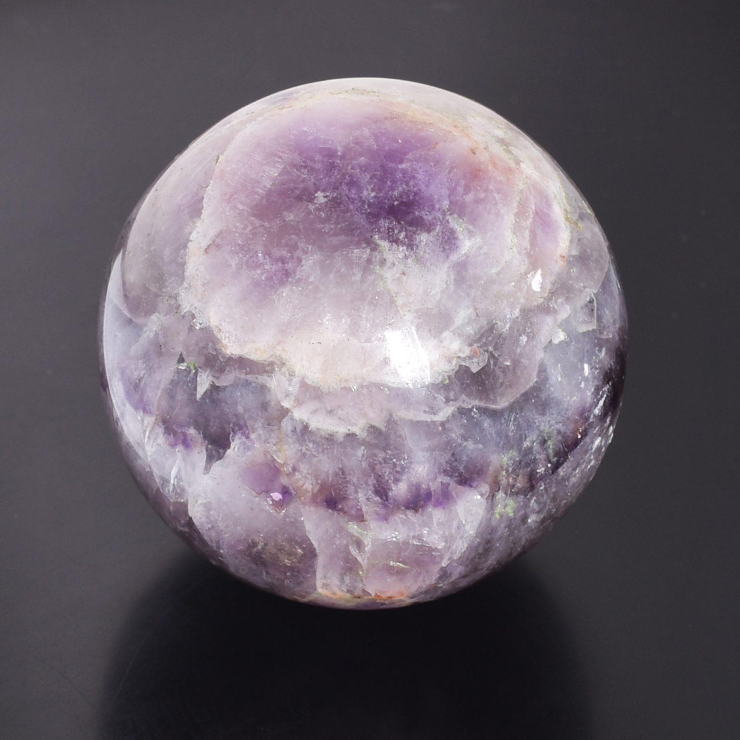 Natural Amethyst Healing Crystal Sphere (Polished Ball) - Image 2