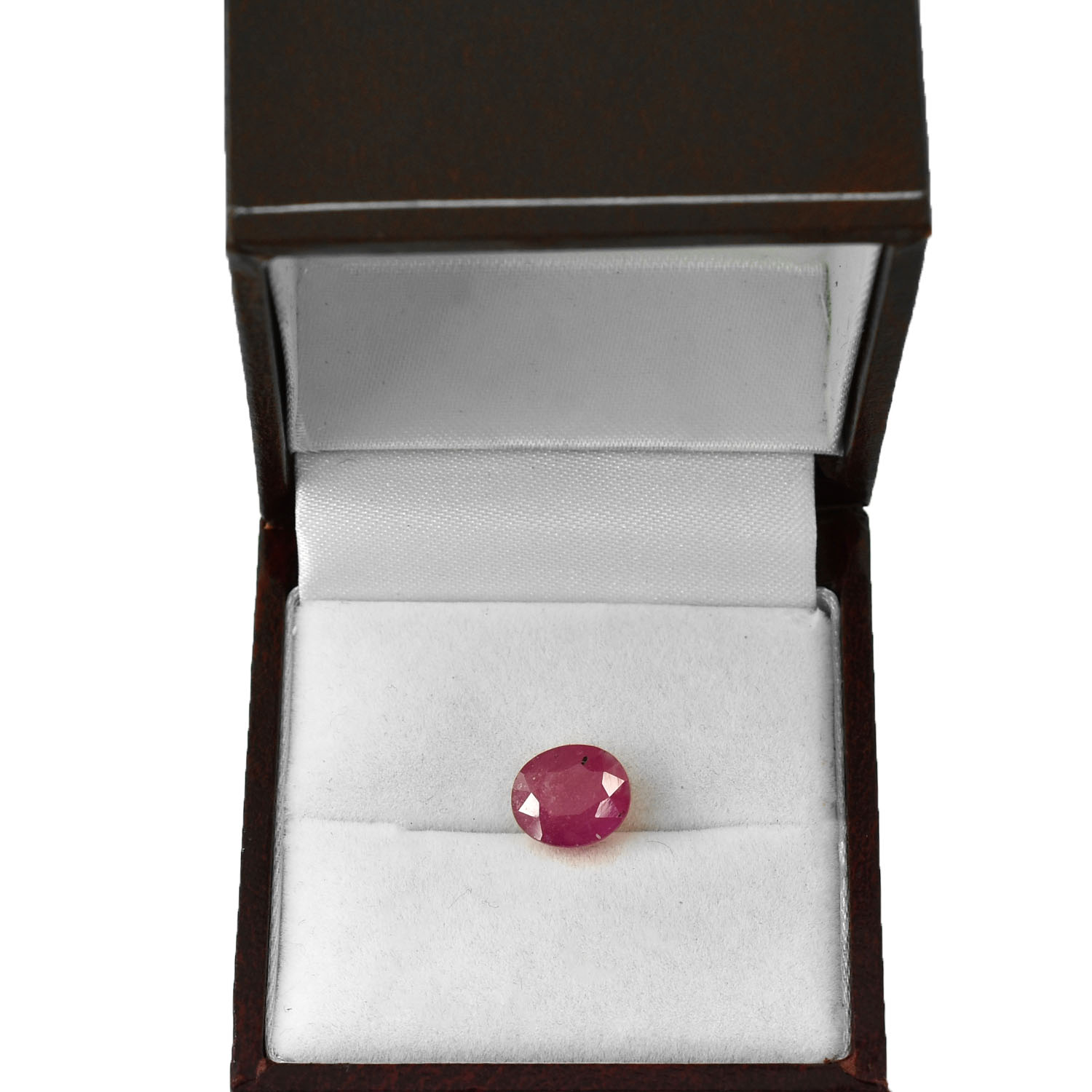 Certified Natural Ruby (Manik) – 4.16 Carat Oval Mixed Cut Gemstone - Image 4