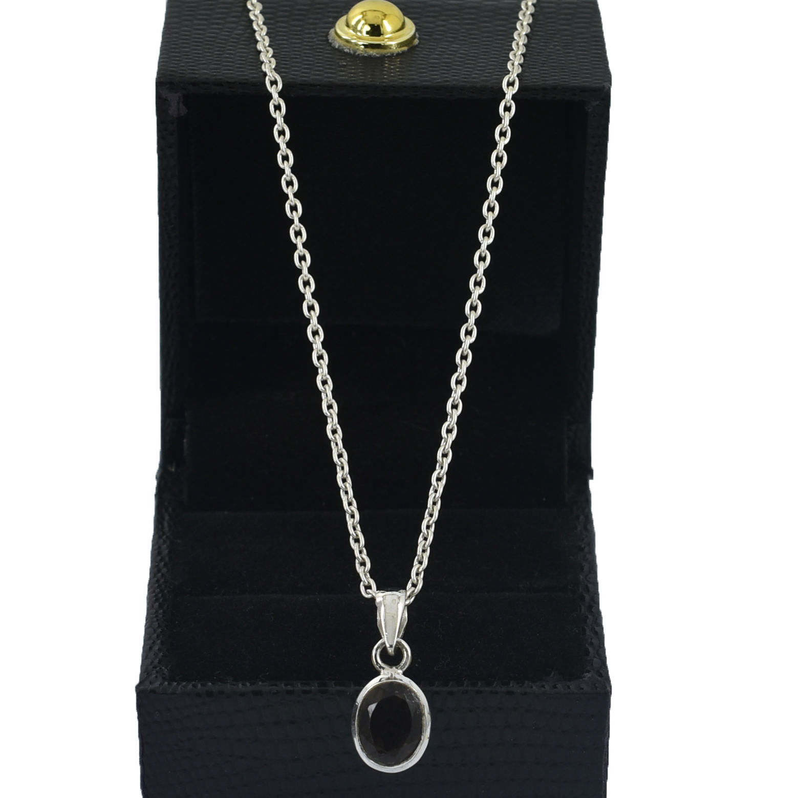 Natural Smoky Quartz Pendant – 22.60 Ct Smoky Quartz Gemstone Pendant - Image 5