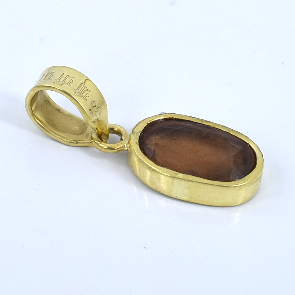 Natural Hessonite (Gomed) Gemstone Pendant – 11 CT | 5.19 Grams - Image 7