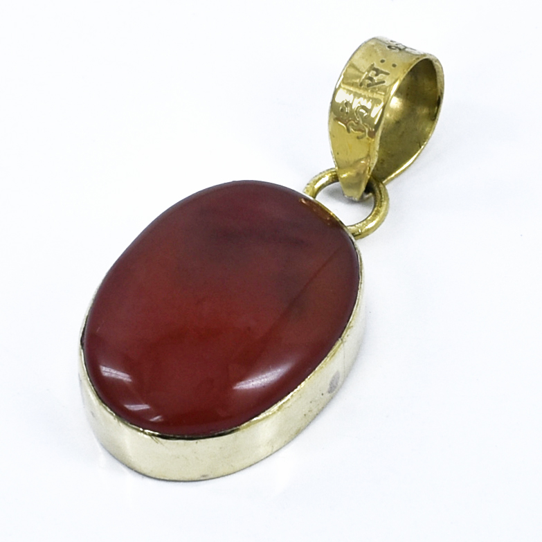 Natural Red Carnelian Gemstone Pendant – 6 Ct | 8 Grams - Image 6
