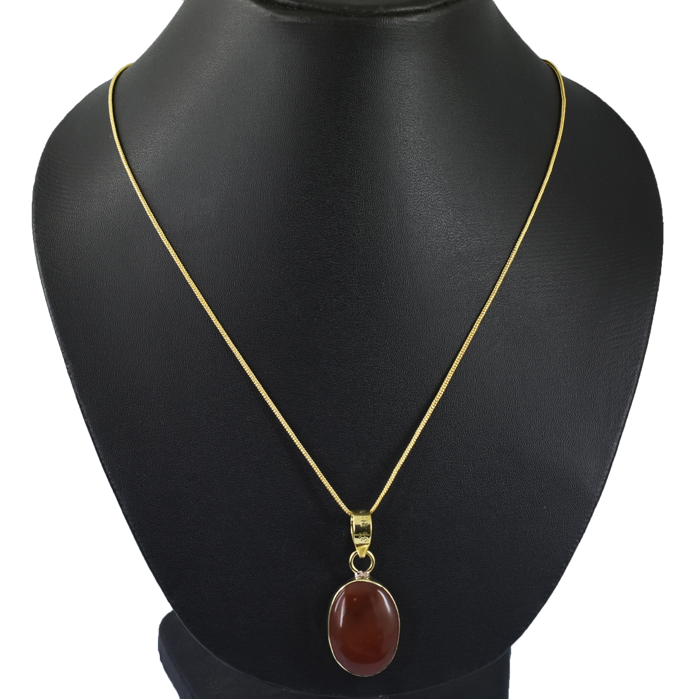 Natural Red Carnelian Gemstone Pendant – 6 Ct | 8 Grams - Image 3