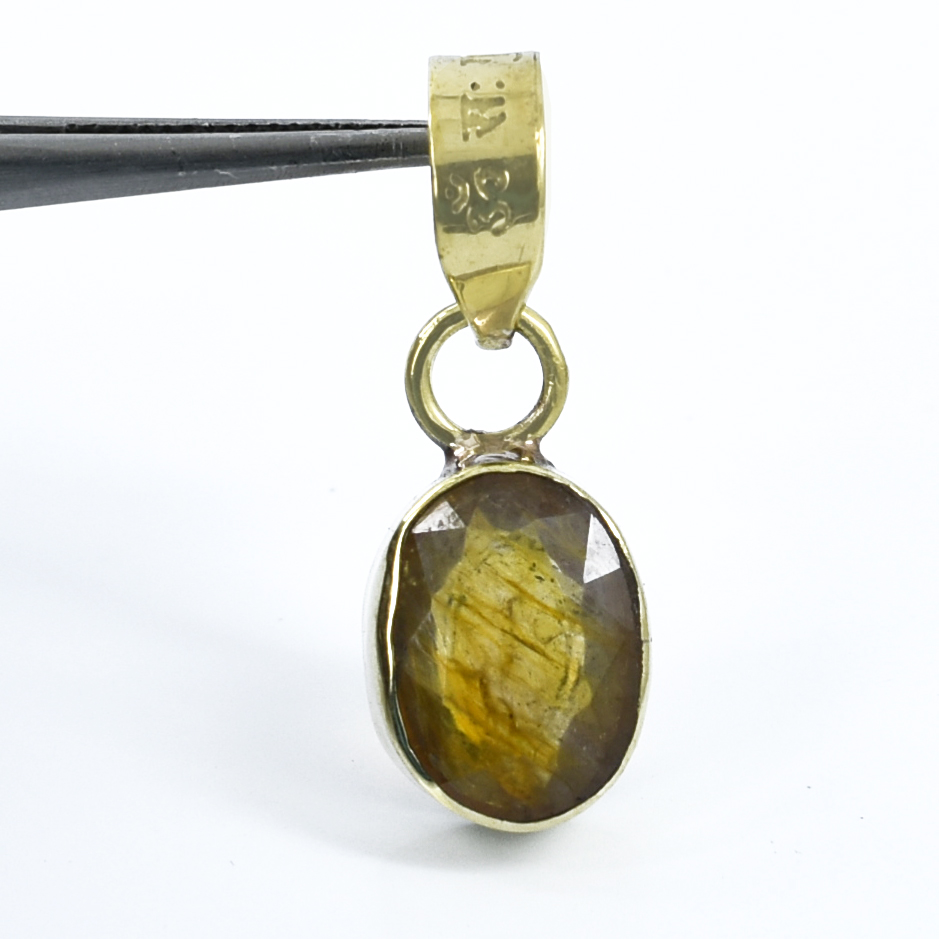 Natural Hessonite (Gomed) Gemstone Pendant – 7 CT | 4.13 Grams - Image 3