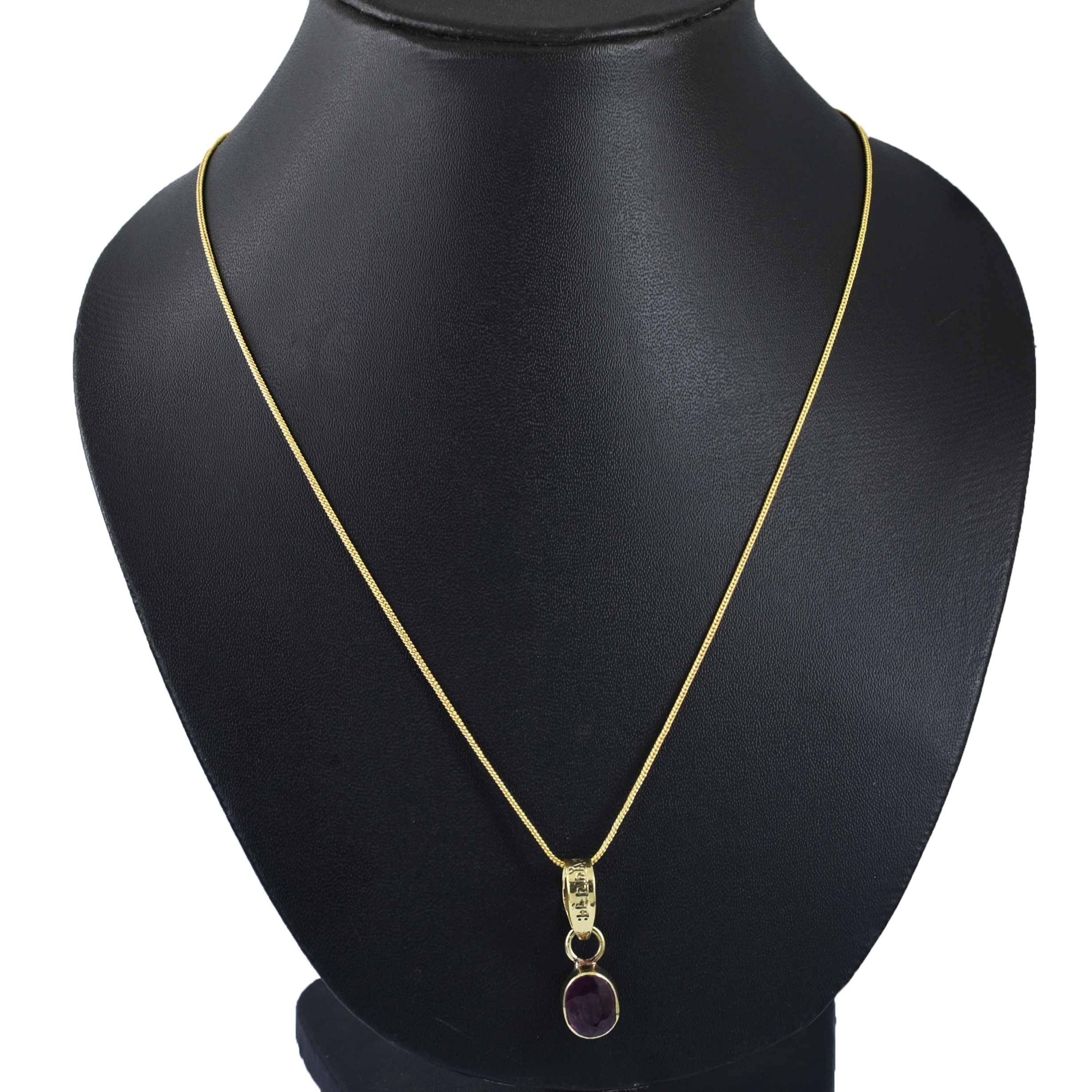 Natural Ruby (Manik) Gemstone Pendant – 4 CT | 2.66 Grams - Image 5