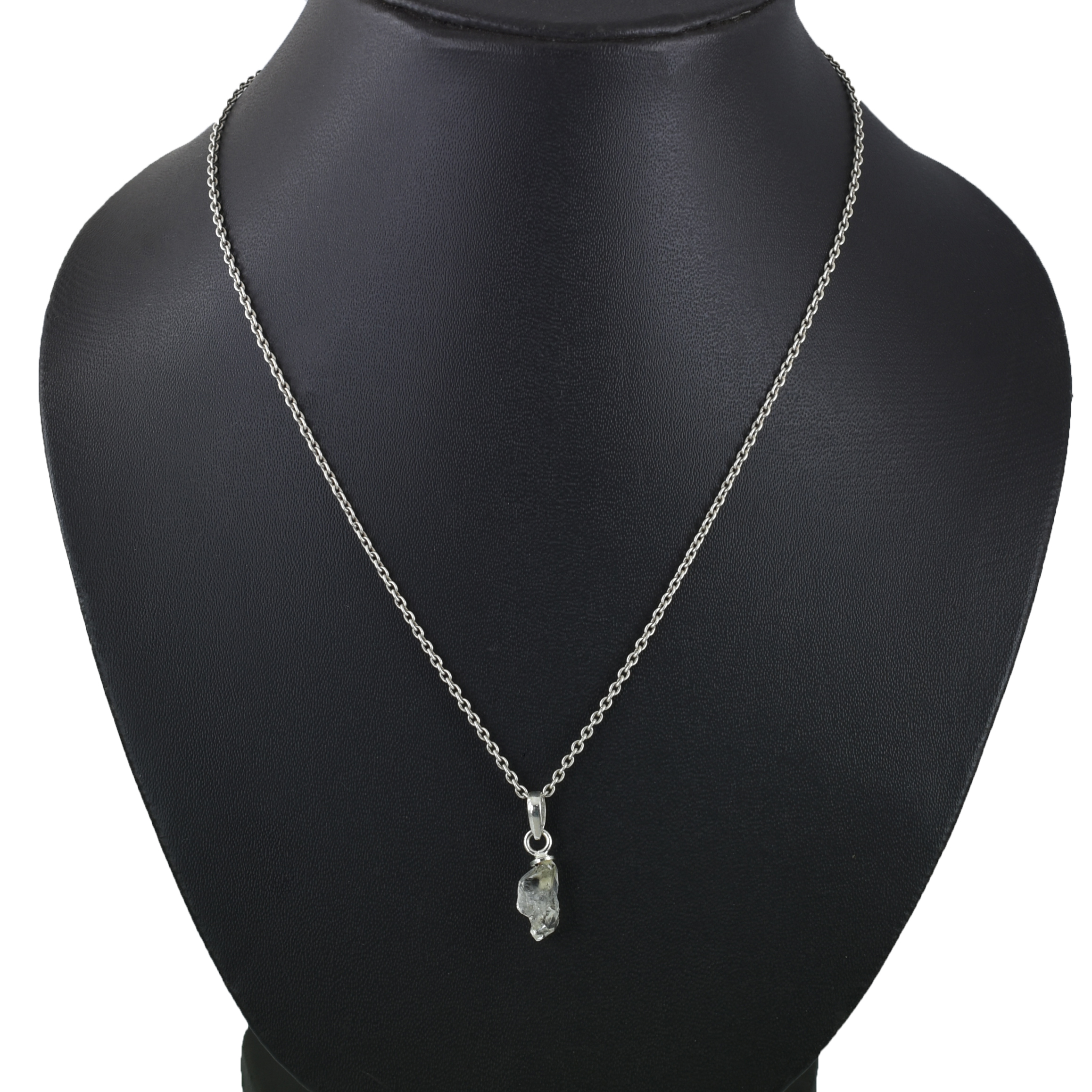 Natural Herkimer Diamond Quartz Crystal Pendant - Image 5