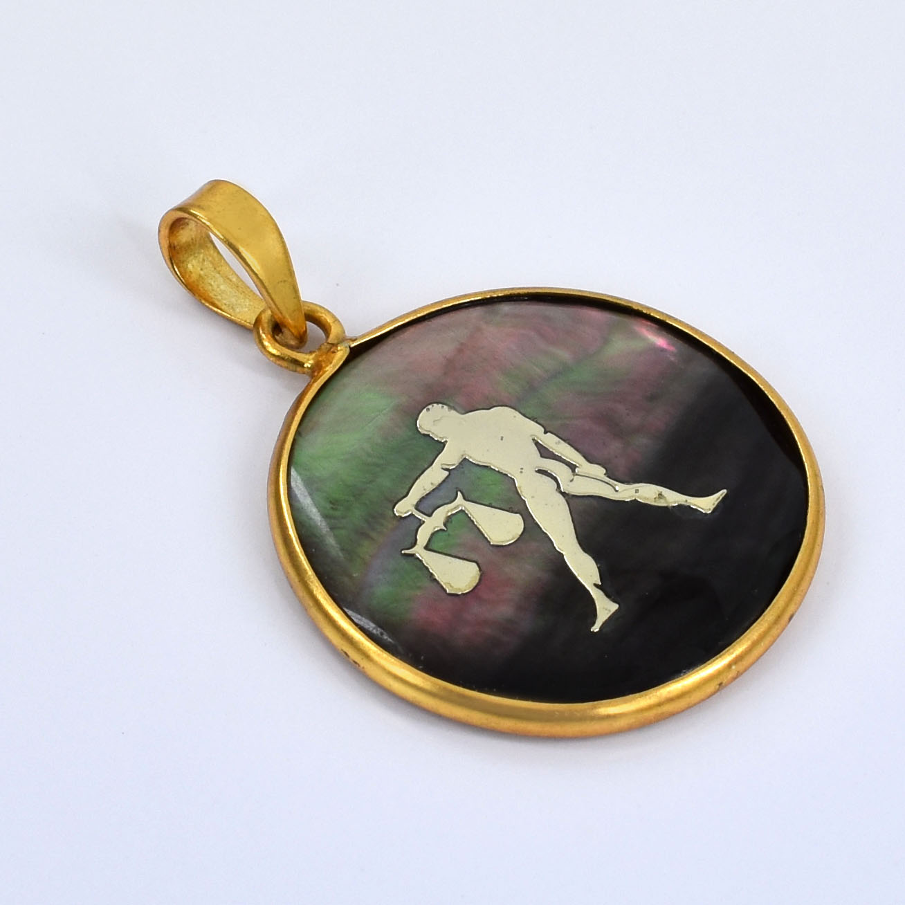 Natural Shell Libra Zodiac Pendant Necklace (Tula Rashi Pendant) | Balance, Harmony & Venus Energy Pendant - Image 8