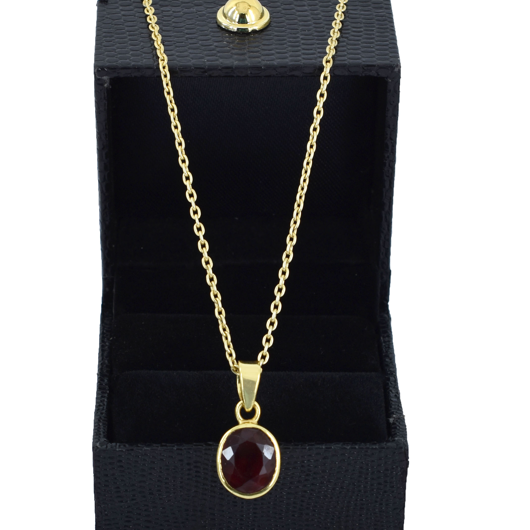 Natural Ruby (Manik) Healing Pendant - Image 6
