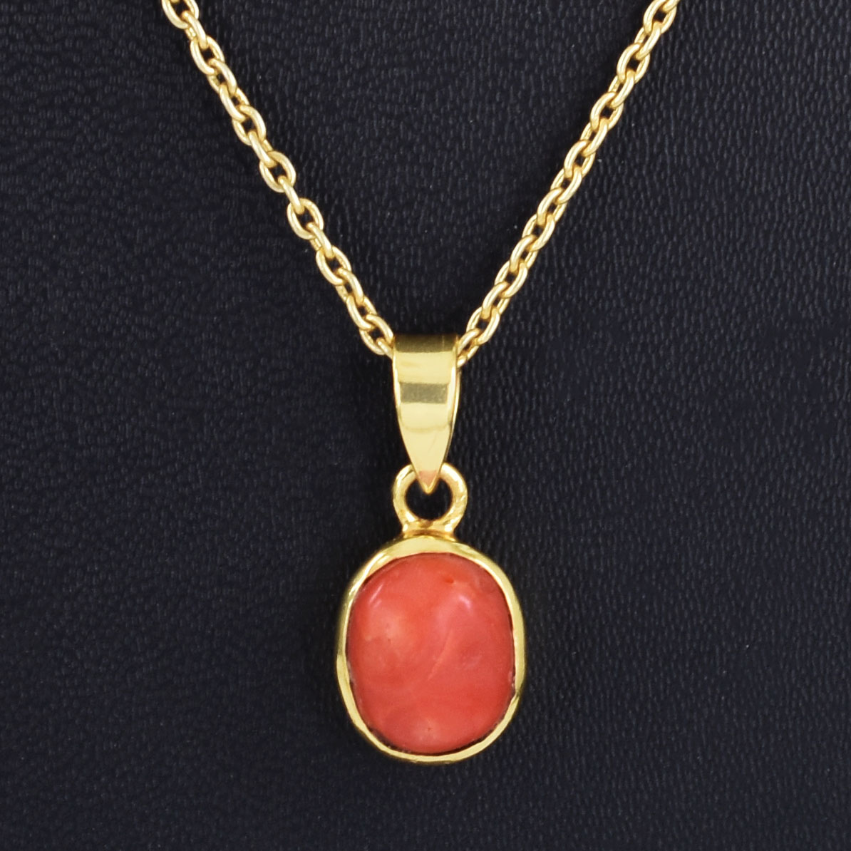 Natural Red Coral (Moonga) Healing Pendant - Image 7