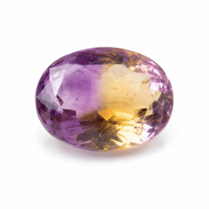 Premium Natural Bi-Color Ametrine Oval Cut Gemstone