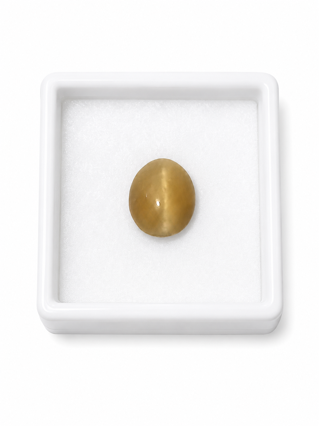 Natural Cat's Eye Quartz (Lehsunia) Gemstone – 2.74 Carats Certified Oval Cabochon - Image 4
