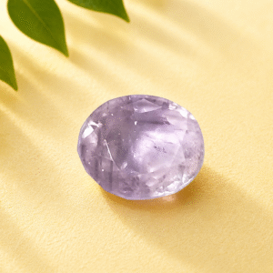 Natural Amethyst Oval Mixed Cut Gemstone – 6.51 Carats Certified Purple Quartz