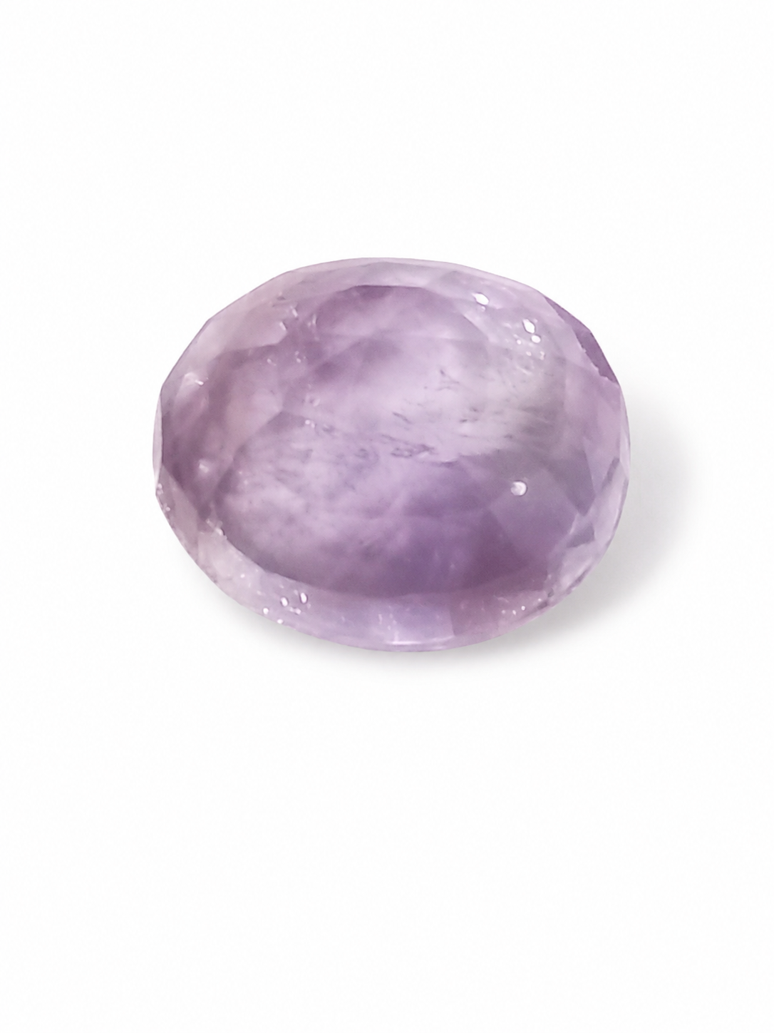 Natural Amethyst Oval Mixed Cut Gemstone – 6.51 Carats Certified Purple Quartz - Image 4
