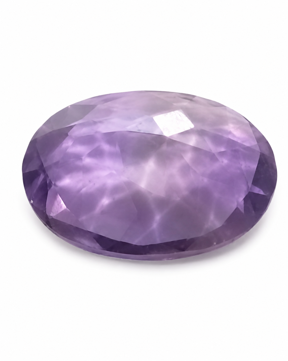 Natural Amethyst Oval Mixed Cut Gemstone – 5.57 Carats Certified Purple Quartz - Image 5
