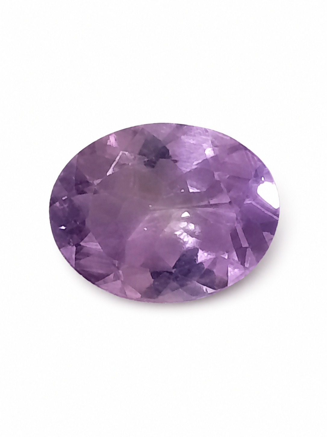 Natural Amethyst Oval Mixed Cut Gemstone – 5.57 Carats Certified Purple Quartz