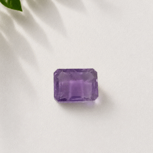Natural Amethyst – Octagonal Step Cut Loose Gemstone (5.89 Cts)