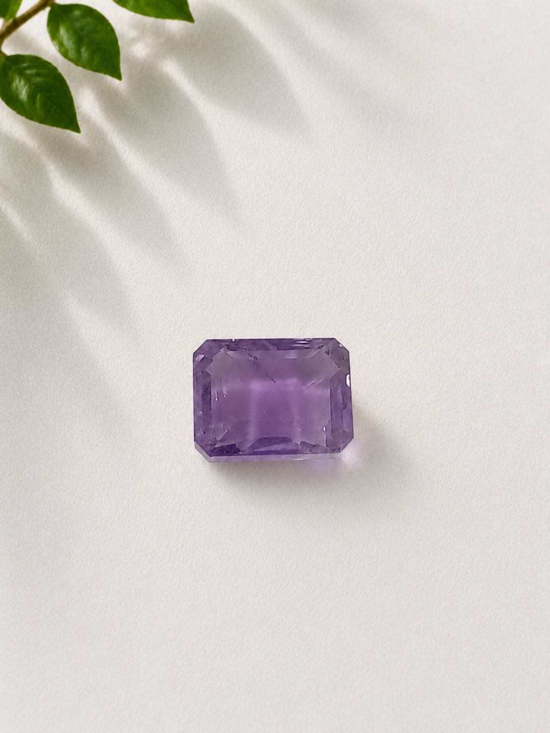 Natural Amethyst – Octagonal Step Cut Loose Gemstone (5.89 Cts)