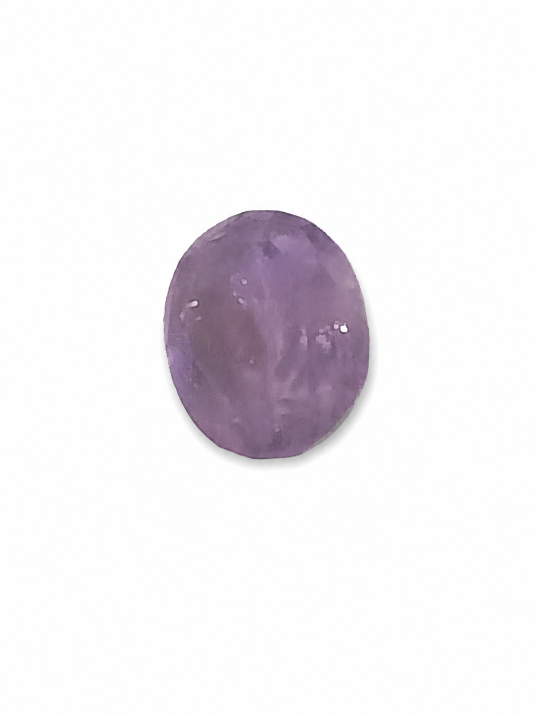 Natural Amethyst (Jamunia) Gemstone – Certified Purple Quartz | 6.43 Carat Oval Mixed Cut
