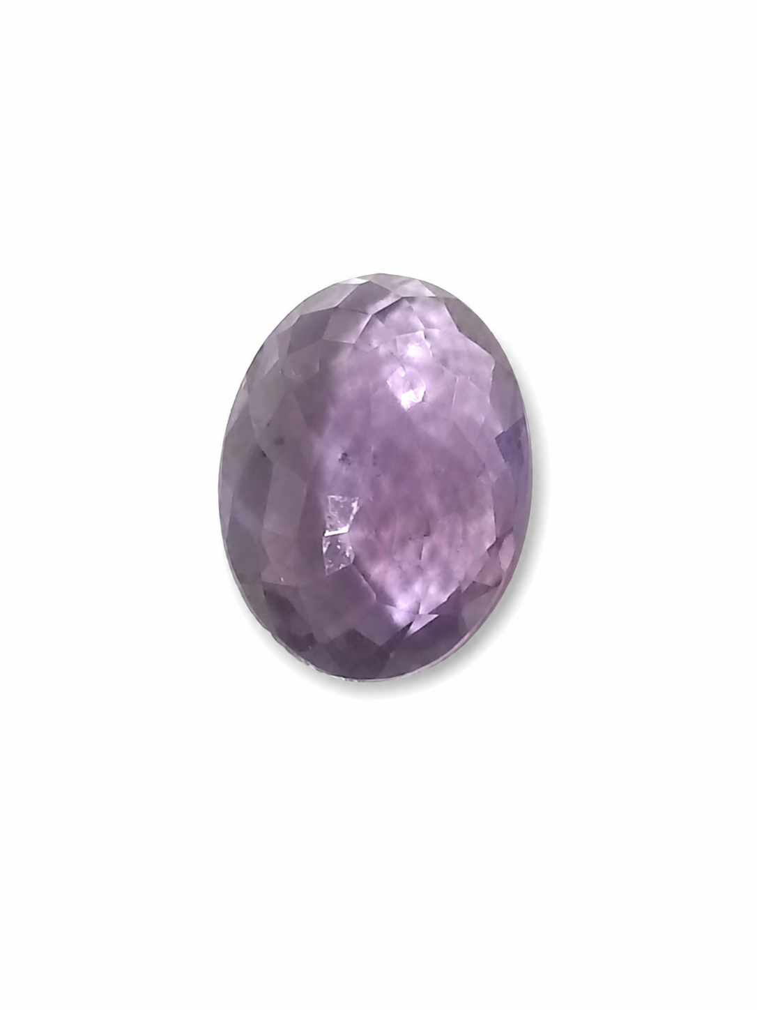 Natural Amethyst Oval Faceted Gemstone – 9.03 Carats Certified Purple Quartz - Image 3