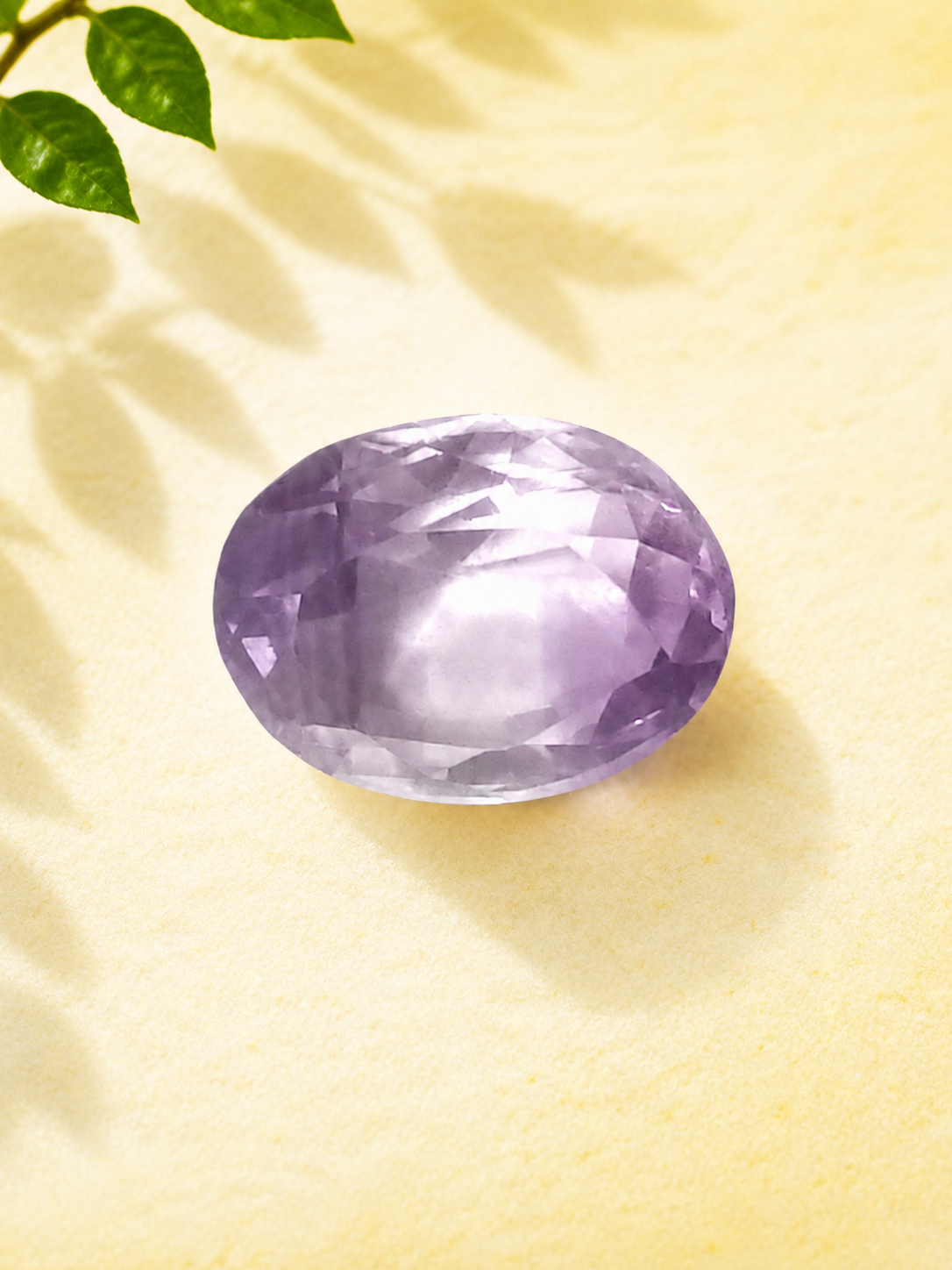 Natural Amethyst Oval Mixed Cut Gemstone – 6.65 Carats Certified Purple Quartz - Image 3