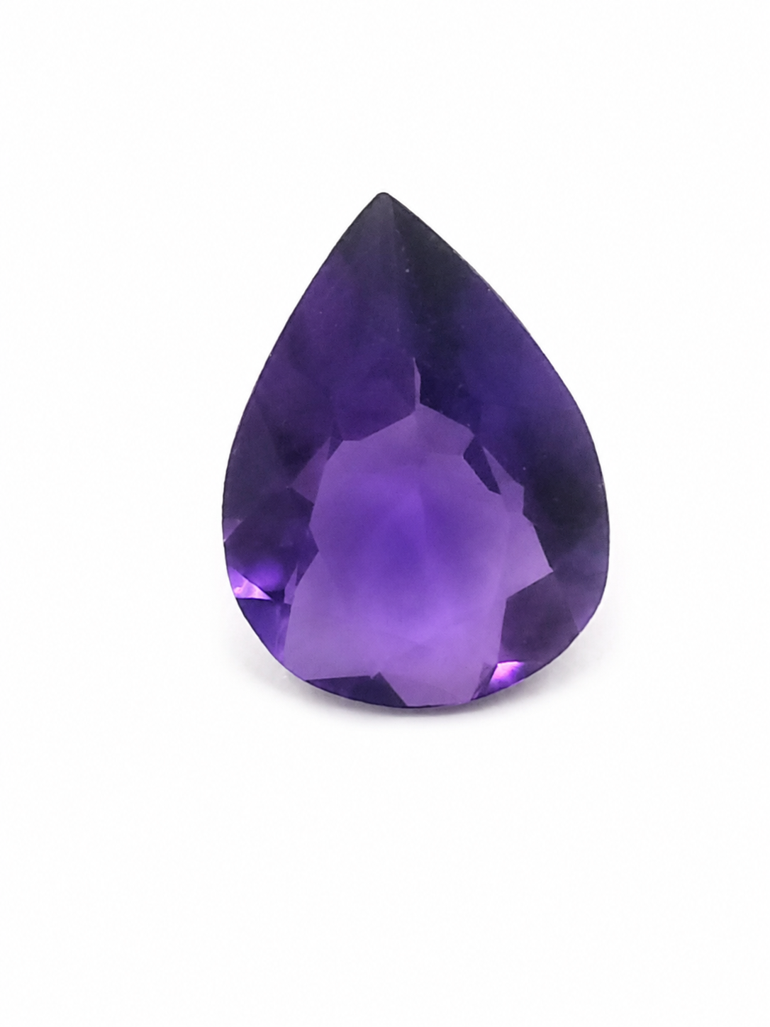 Natural Amethyst Pear Mixed Cut Gemstone – 9.16 Carats Certified Purple Quartz - Image 3