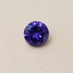 Natural Blue Zircon Round Faceted Gemstone – Premium Certified Blue Zircon for Ring, Pendant & Astrology