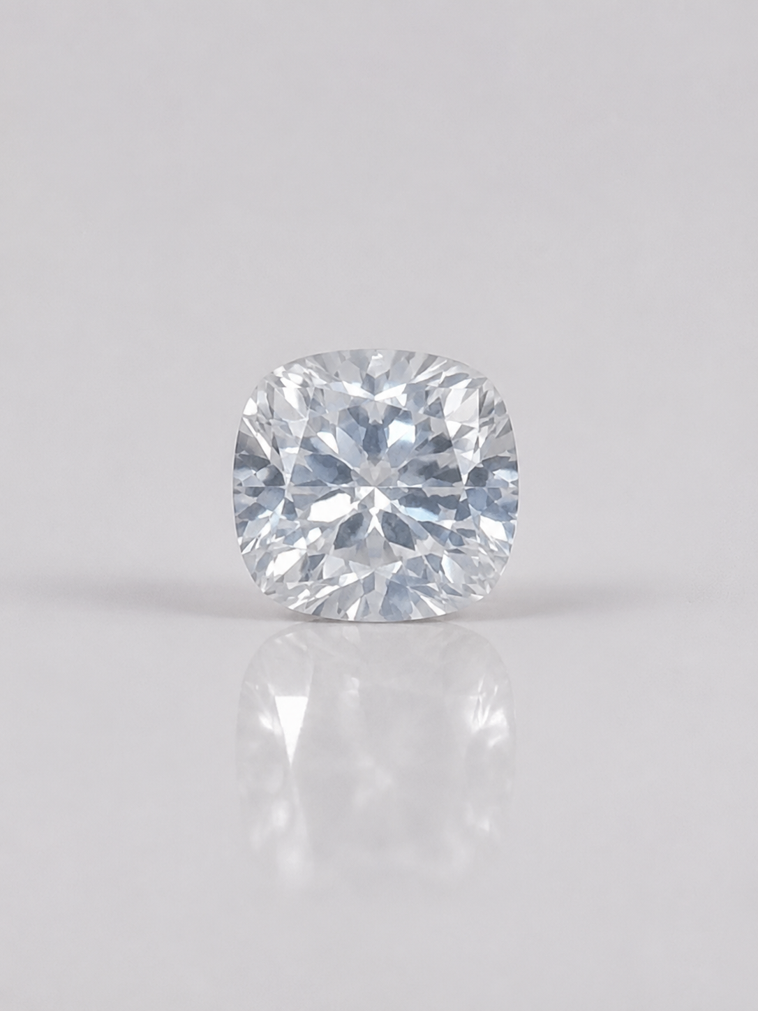Natural White Zircon (7.40 CT) Cushion Cut Certified Gemstone | Loose White Zircon for Ring & Pendant - Image 2