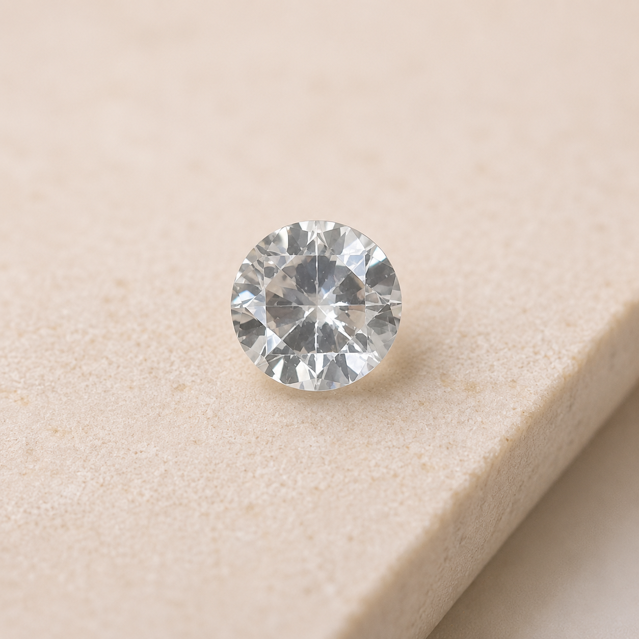 Natural White Zircon (5.96 CT) Round Cut Certified Gemstone | Loose White Zircon for Ring & Pendant - Image 2
