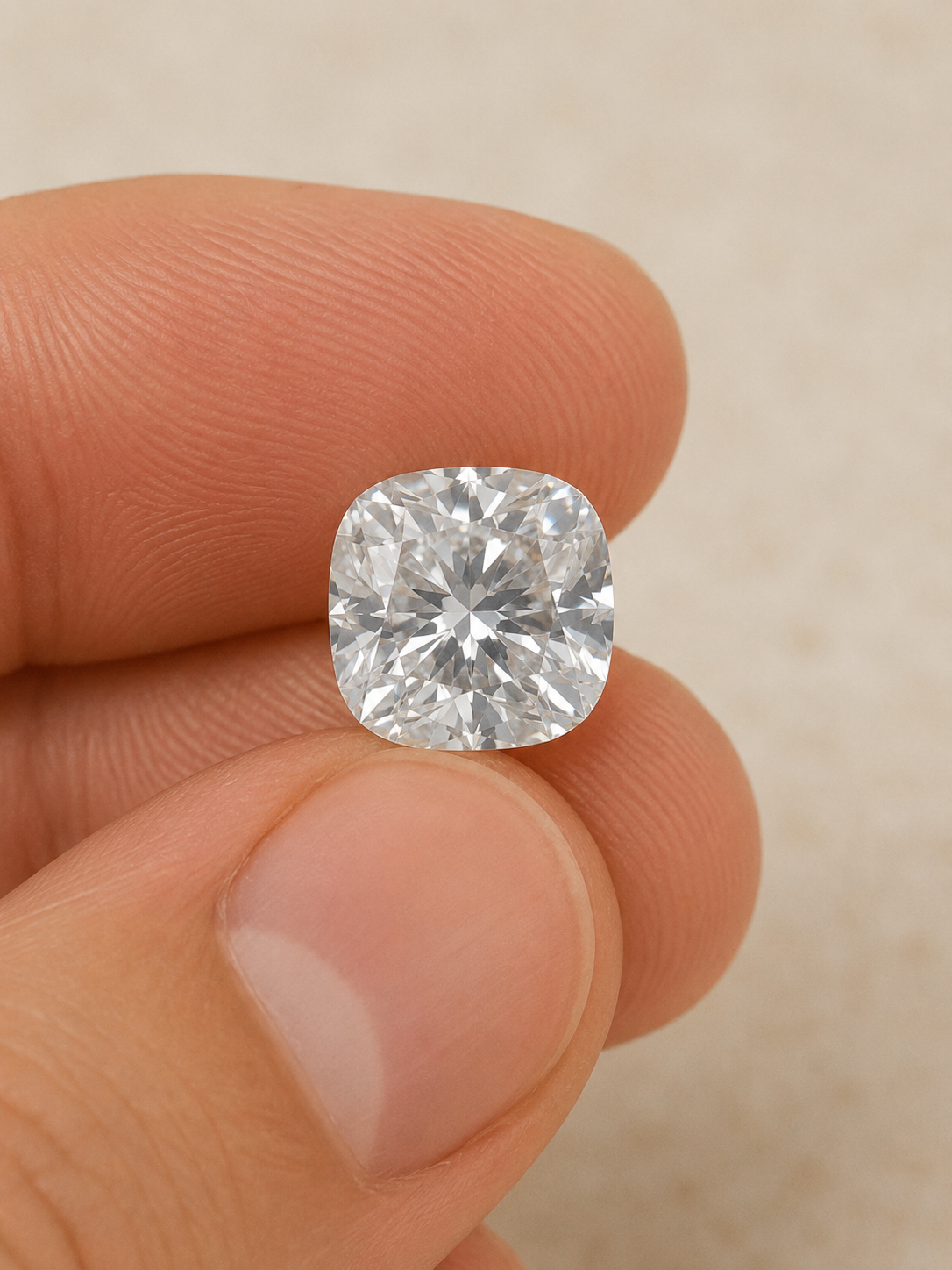 Natural White Zircon (7.40 CT) Cushion Cut Certified Gemstone | Loose White Zircon for Ring & Pendant - Image 4