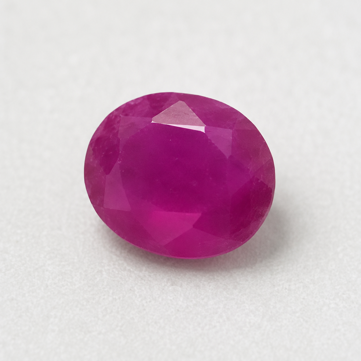 Natural Ruby (Manik) Oval Mixed Cut Loose Gemstone – 7.40 Carat Certified