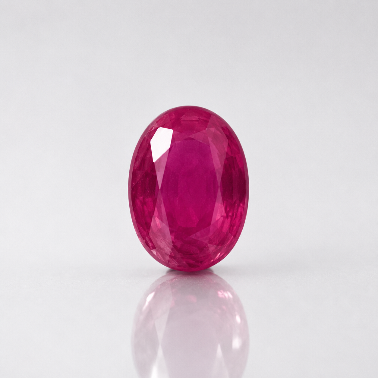 Natural Ruby (Manik) Oval Mixed Cut Loose Gemstone – 7.40 Carat Certified - Image 2