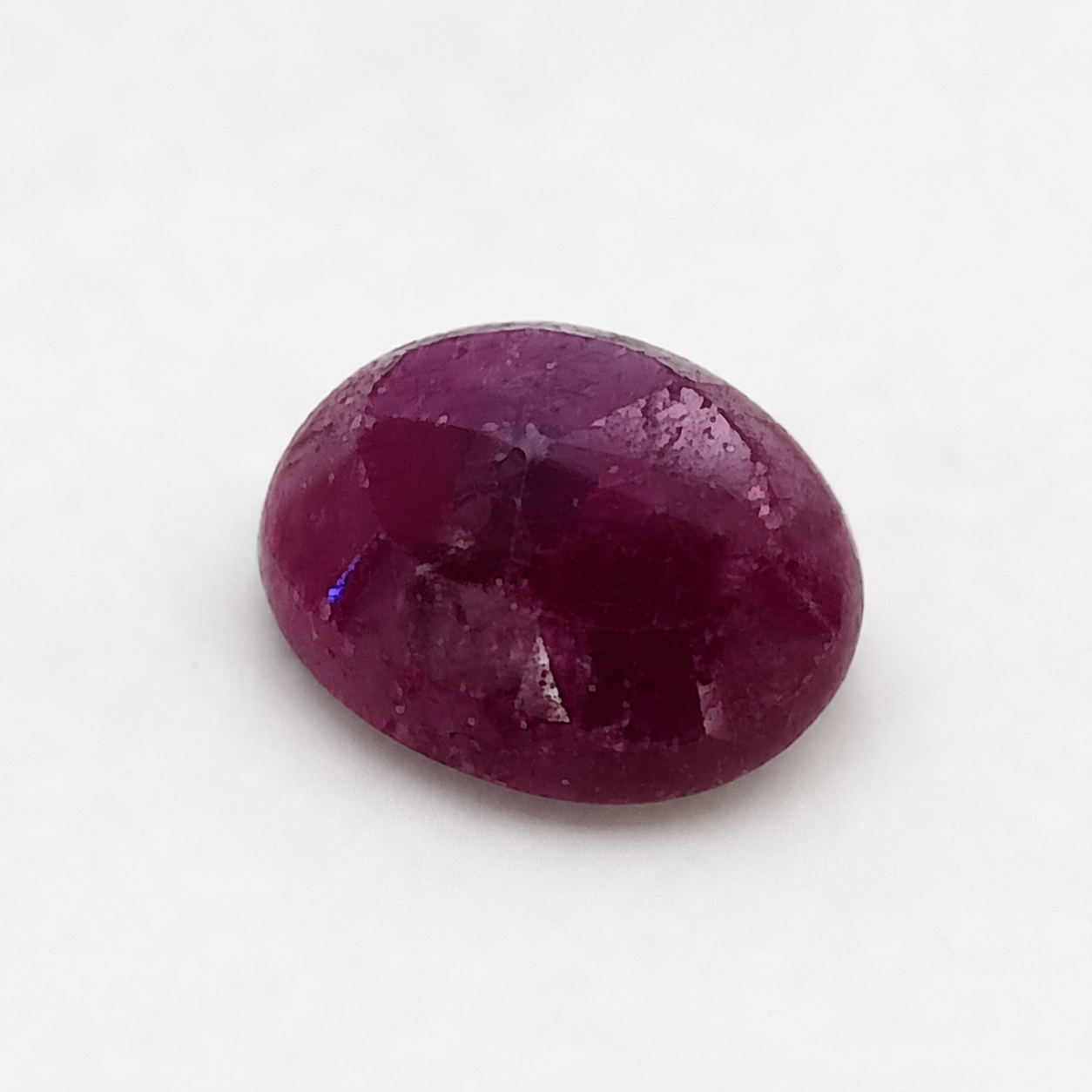 Natural Ruby (Manik) Oval Mixed Cut Loose Gemstone – 6.90 Carat Certified - Image 3