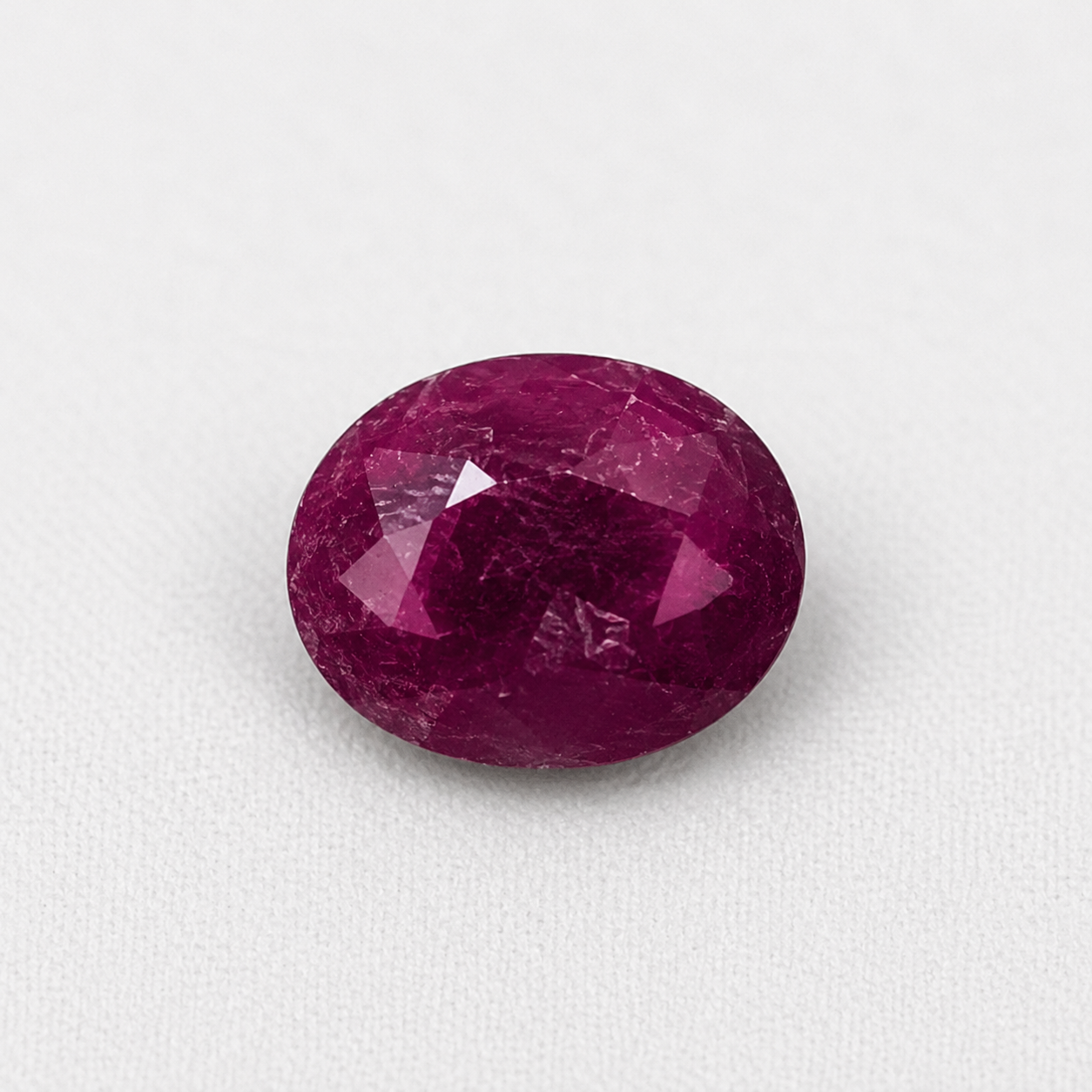 Natural Ruby (Manik) Oval Mixed Cut Loose Gemstone – 6.90 Carat Certified - Image 6
