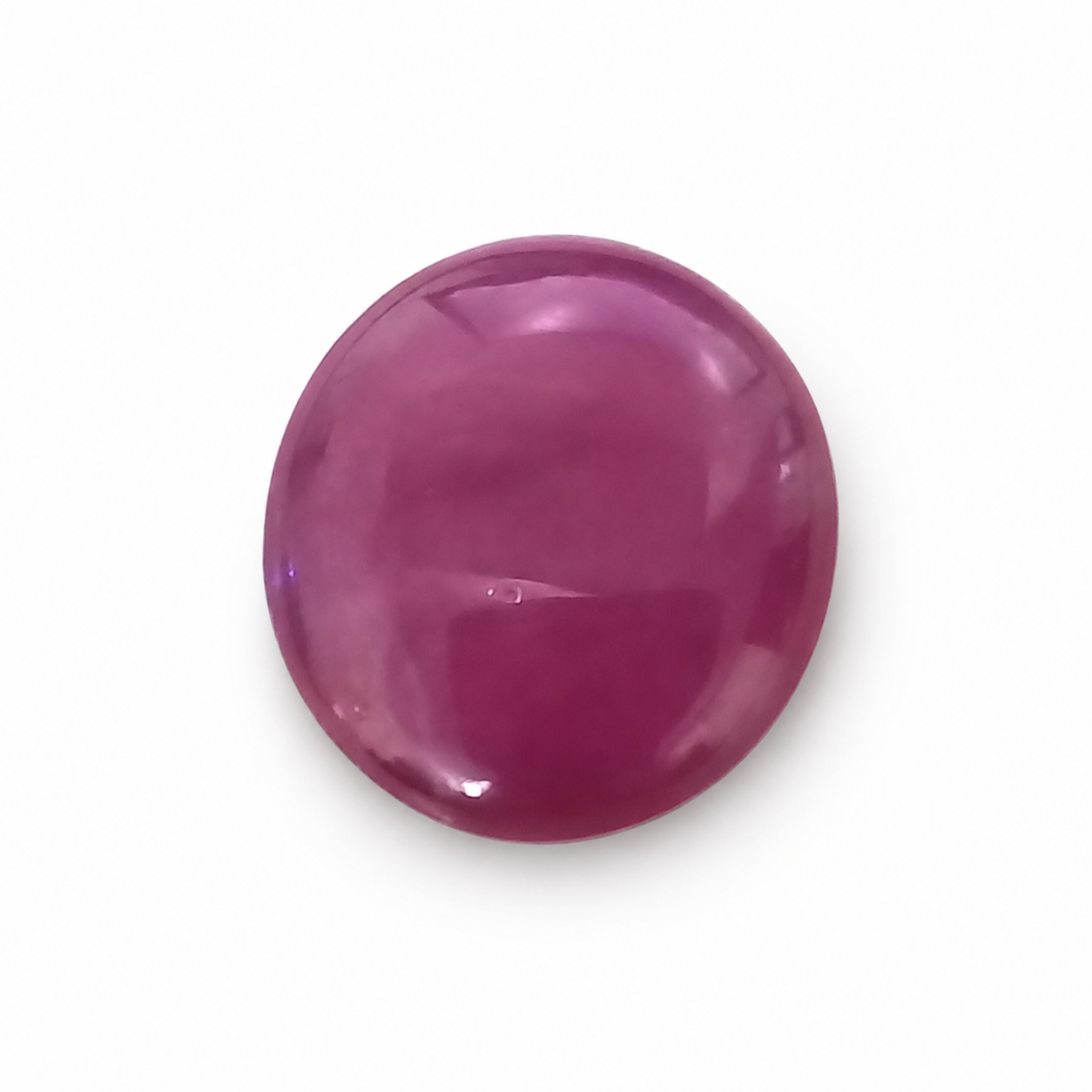 Natural Ruby (Manik) Oval Cabochon Loose Gemstone – 7.39 Carat Certified