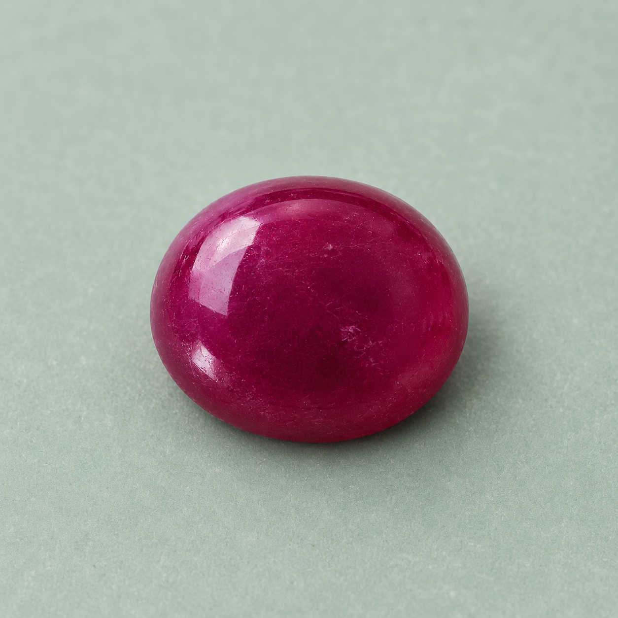 Natural Ruby (Manik) Oval Cabochon Loose Gemstone – 7.39 Carat Certified - Image 6