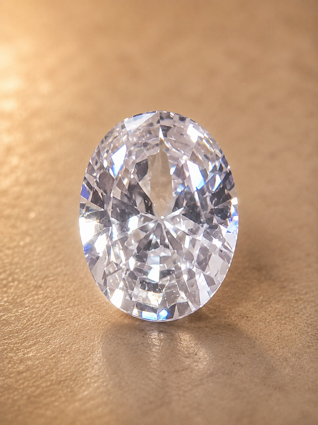 Natural White Zircon Gemstone – Oval Cut | 7.40 CT | Certified Loose Gemstone
