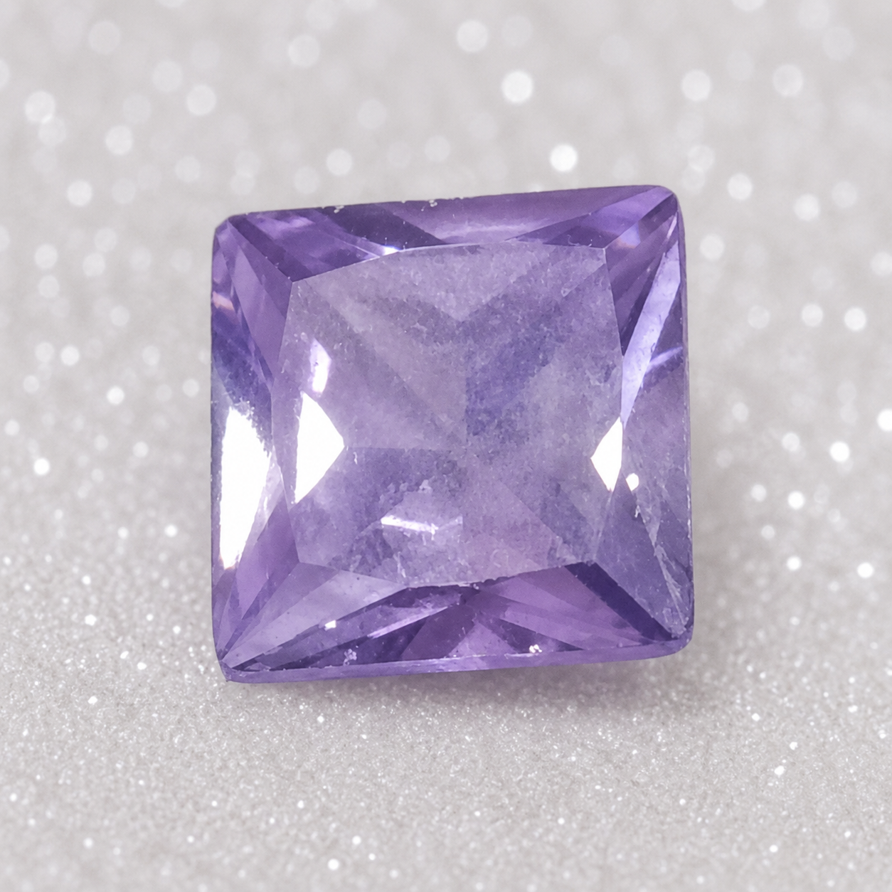 Natural Purple Zircon Gemstone – Princess Cut | 5.25 CT | Certified Loose Gemstone - Image 2