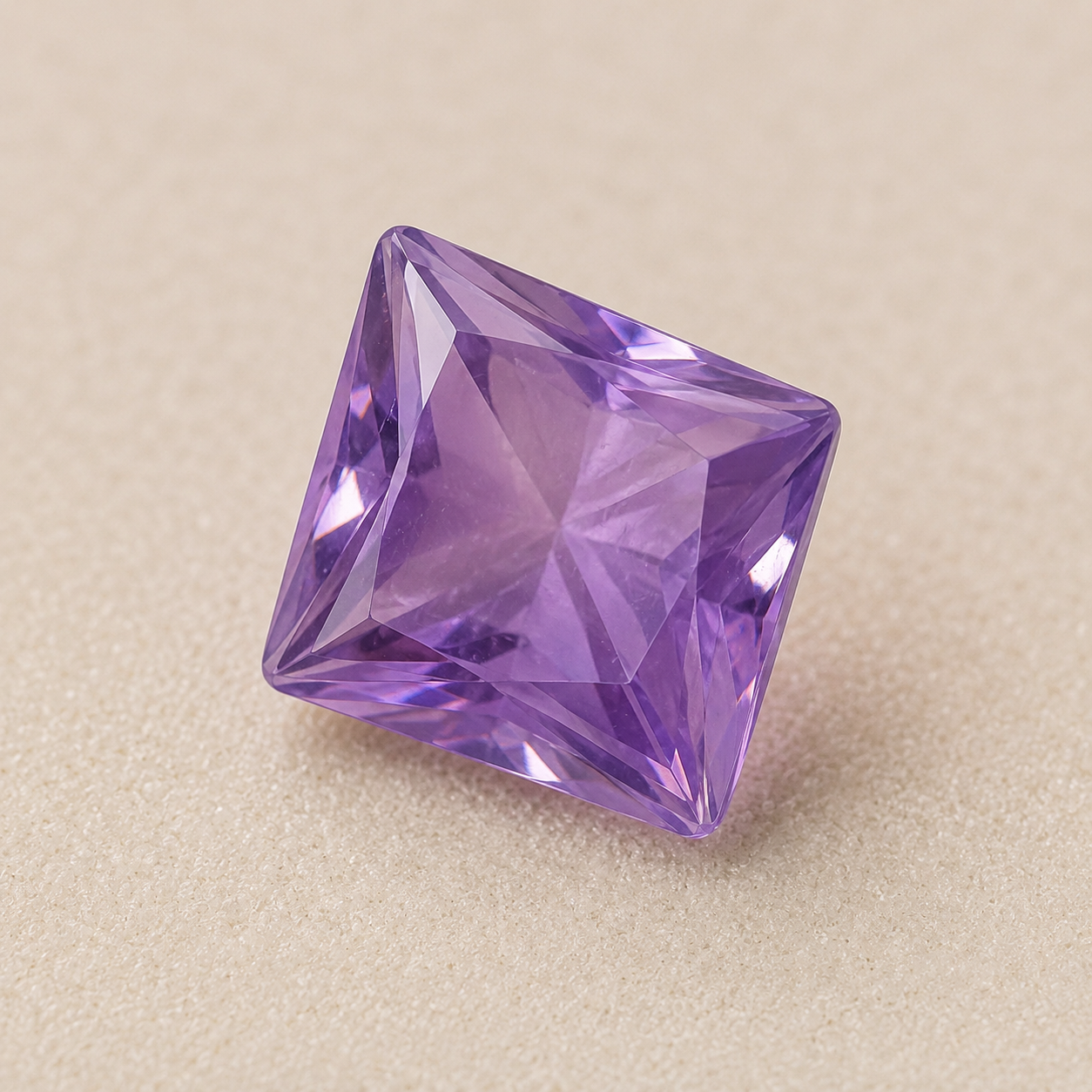 Natural Purple Zircon Gemstone – Princess Cut | 5.25 CT | Certified Loose Gemstone - Image 5