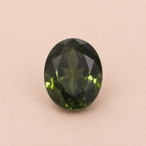 Natural Green Zircon Gemstone – Oval Cut | 4.85 CT | Certified Loose Gemstone