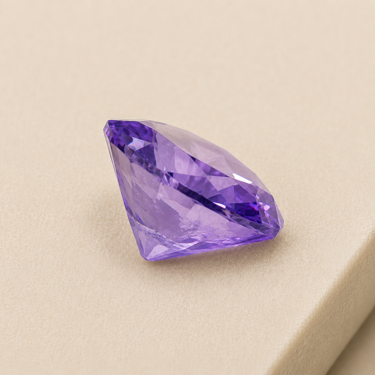 Natural Violet Zircon Gemstone – Round Cut | 8.90 CT | Certified Loose Gemstone - Image 3