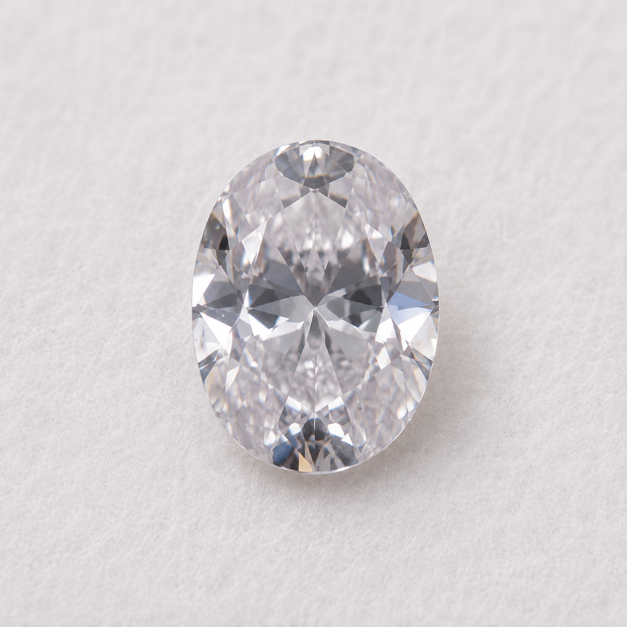 Natural White Zircon Gemstone – Oval Cut | 4.10ct Certified Loose Gemstone