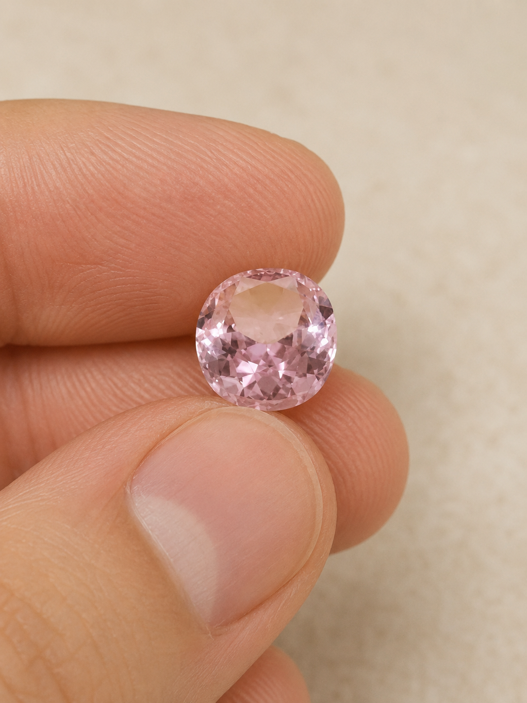 Natural Pink Zircon Gemstone – 5.65 CT Oval Cut Loose Gemstone - Image 2